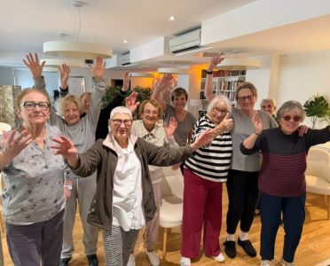 groupe de femmes retraité